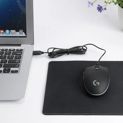 Logitech G304 G102 Wired Mouse Mechanical Button Gamer Mice Computer Mouse RGB Rechargeable Mouse for PUBG Laptop PC