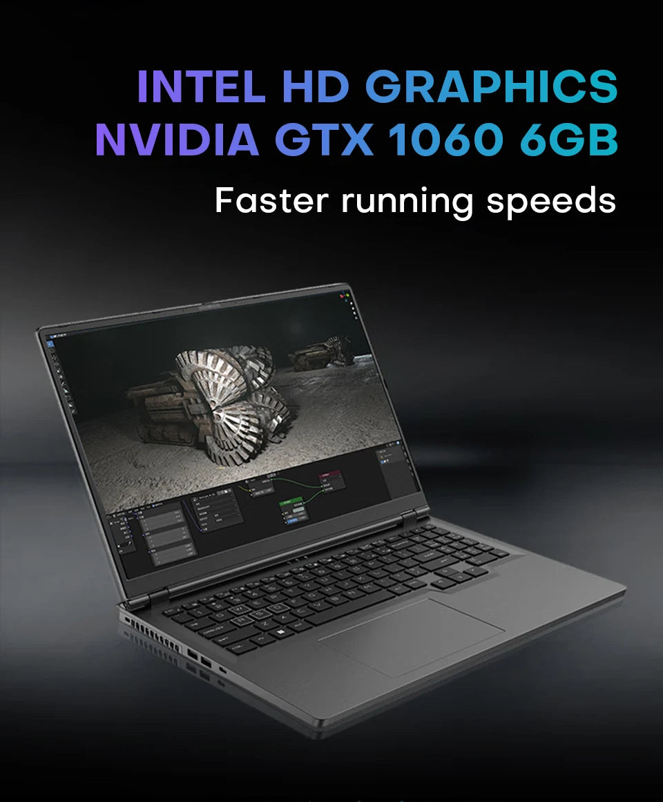 16“Gaming Laptop Computer intel Core i7-6700HQ GTX 1060 Notebook PC 120Hz Full HD IPS 16GB DDR4 1TB SSD Windows 11 Laptop Gamer