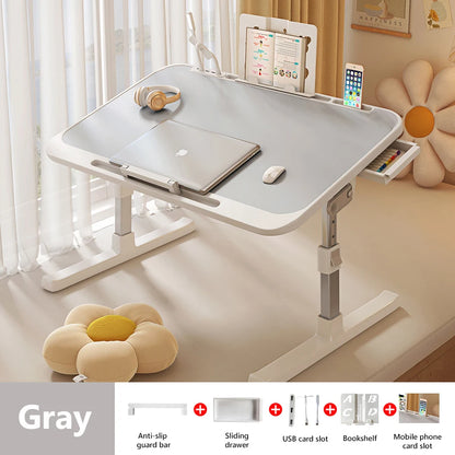 Computer Bed Table Computer Desk Children's Study Desk Bedroom Living Room Desk Adjustable Biurko Narozne Gamingowe Furniture