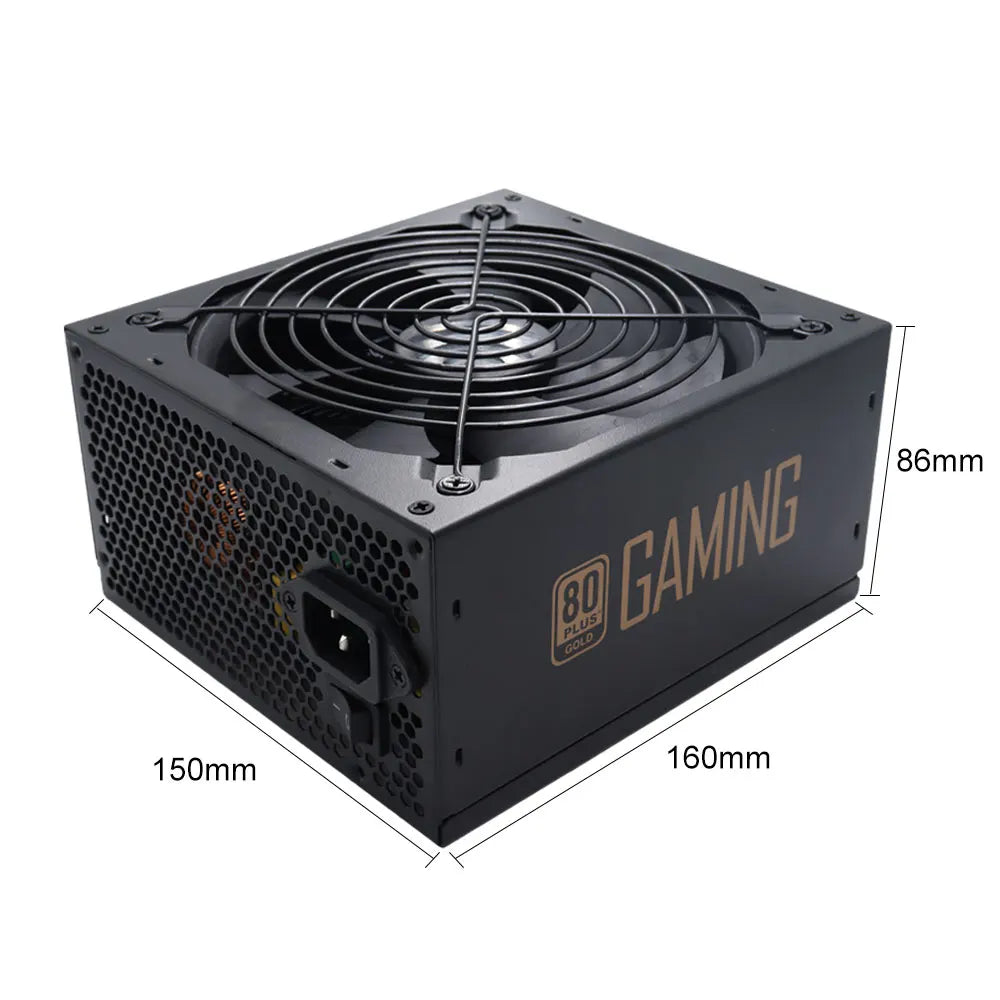 1PC 750w 110V/220V Full Module PC Power Supply Active Gold 80 Plus 24pin ATX New Fonte PFC Gamer Source Gaming PC Power Supply