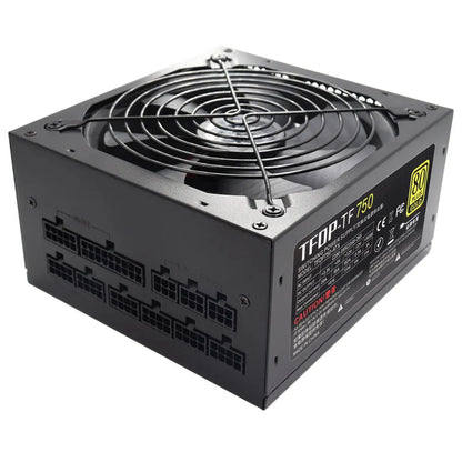 1PC 750w 110V/220V Full Module PC Power Supply Active Gold 80 Plus 24pin ATX New Fonte PFC Gamer Source Gaming PC Power Supply