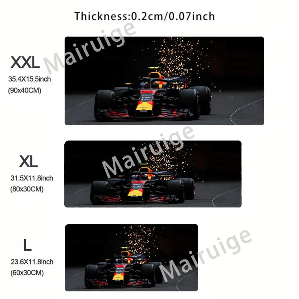 Pc Gaming Laptop F1 Racer 33 Number Mouse Pad Gamer Keyboard Non-slip Mat Computer Accessories Mausepad Deskmat Mousepad Cabinet