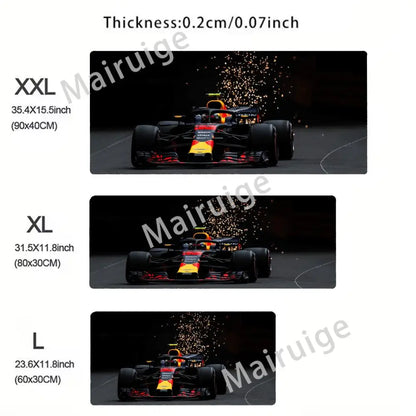 Pc Gaming Laptop F1 Racer 33 Number Mouse Pad Gamer Keyboard Non-slip Mat Computer Accessories Mausepad Deskmat Mousepad Cabinet