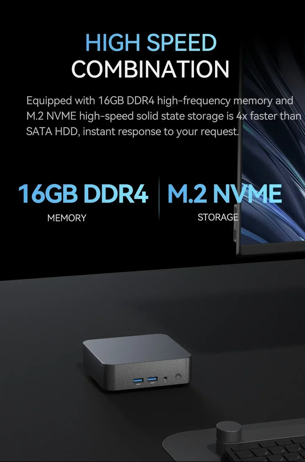 Mini PC Windows 11 pro  Core i9 8950HK 16GB DDR4 1TB SSD PC Gamer Computer Dual WIFI 6 BT5.2 4K HD Mini gaming Pc