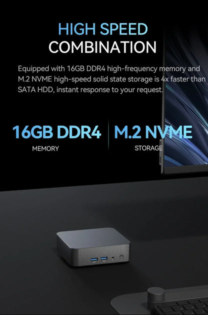 Mini PC Windows 11 pro  Core i9 8950HK 16GB DDR4 1TB SSD PC Gamer Computer Dual WIFI 6 BT5.2 4K HD Mini gaming Pc