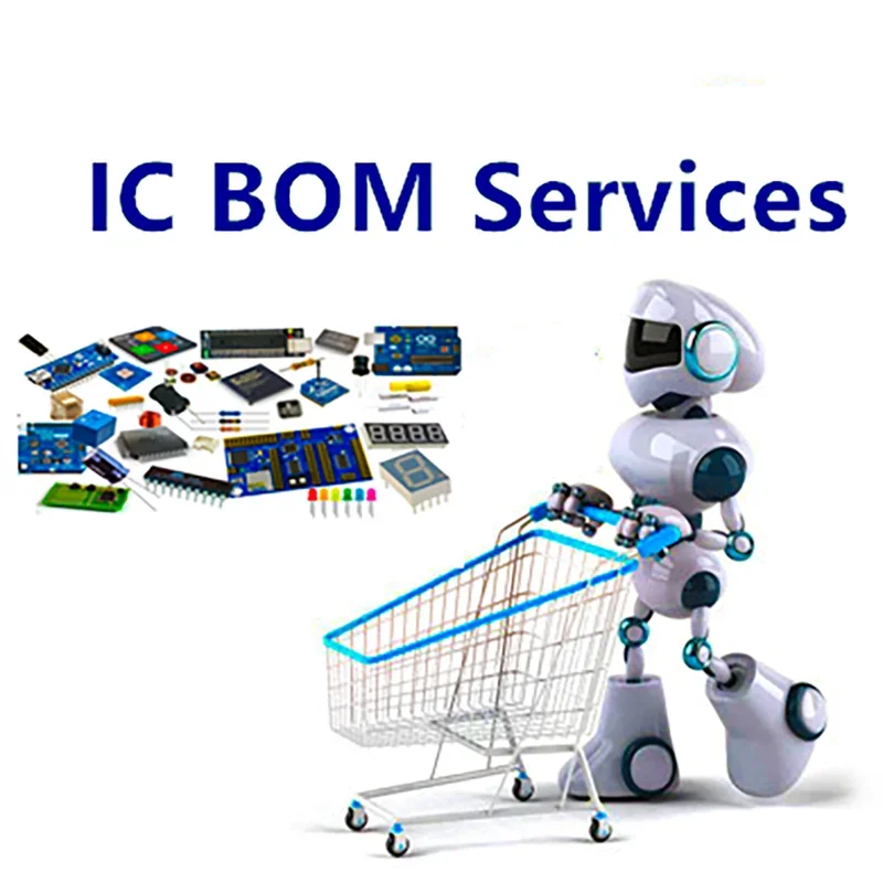 BOM List of Electronic Components, Complete List of Unit Components Chip IC Integrated Circuit Capacitor High Frequency Tube