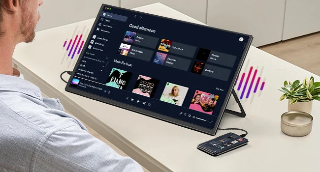 24.5" 144HZ Portable Gaming Monitor 2560x1440 HDR Screen Travel Gaming Computer Display for Steam Deck Laptop Switch PS4 /5 Xbox