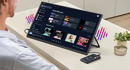 24.5" 144HZ Portable Gaming Monitor 2560x1440 HDR Screen Travel Gaming Computer Display for Steam Deck Laptop Switch PS4 /5 Xbox