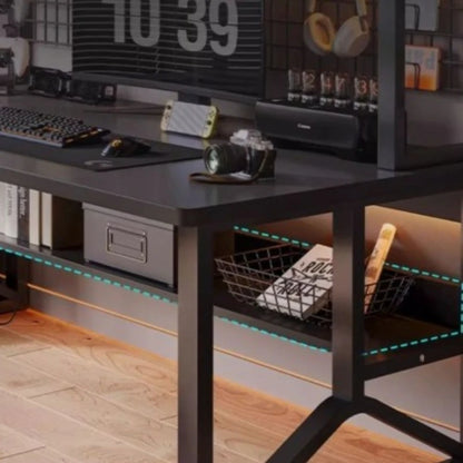 Office Computer Desk Computer Desk Gaming Desk Sturdy Home Gamer Table Metal Legs Dormitory Student Tables Laptop Computer Desk