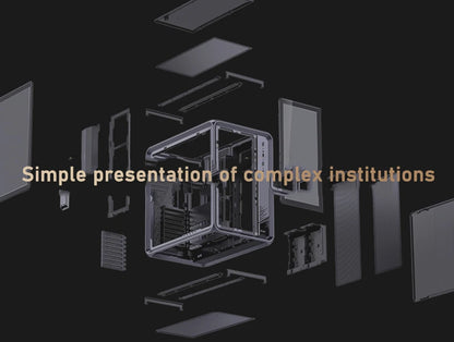 Jonsbo BO400 ATX Case Aluminum Seaview Room Chassis 10 Fan Slots Computer Game Main Case MINI-ITX/M-ATX Backboard Perspective PC