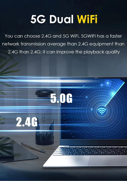 15.6" Gaming Laptop intel Core i7 8500Y Notebook PC 1920*1200 16GB DDR4 1TB SSD Windows 11 Pro Laptop Gamer notebook computer