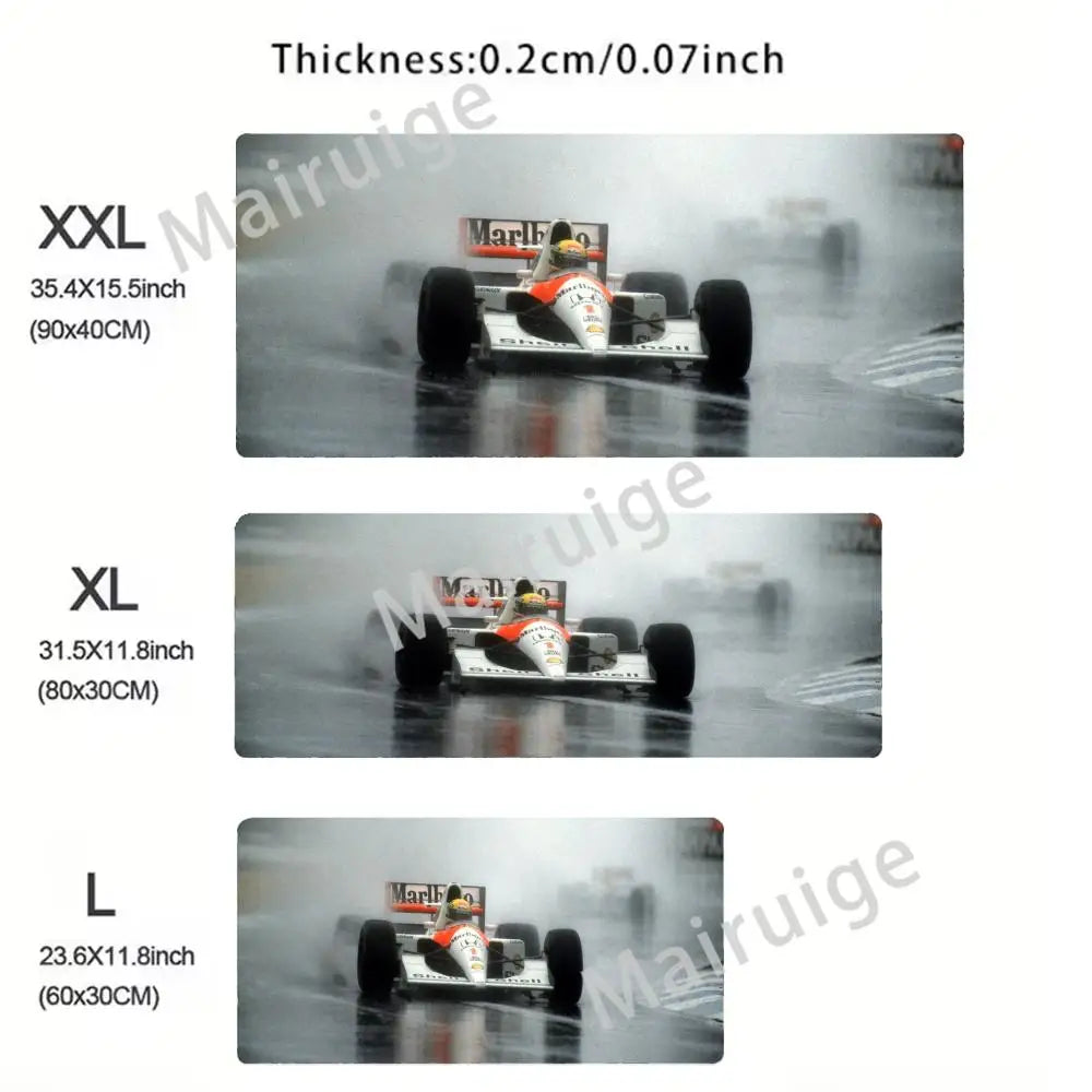Pc Gaming Laptop F1 Racer 33 Number Mouse Pad Gamer Keyboard Non-slip Mat Computer Accessories Mausepad Deskmat Mousepad Cabinet