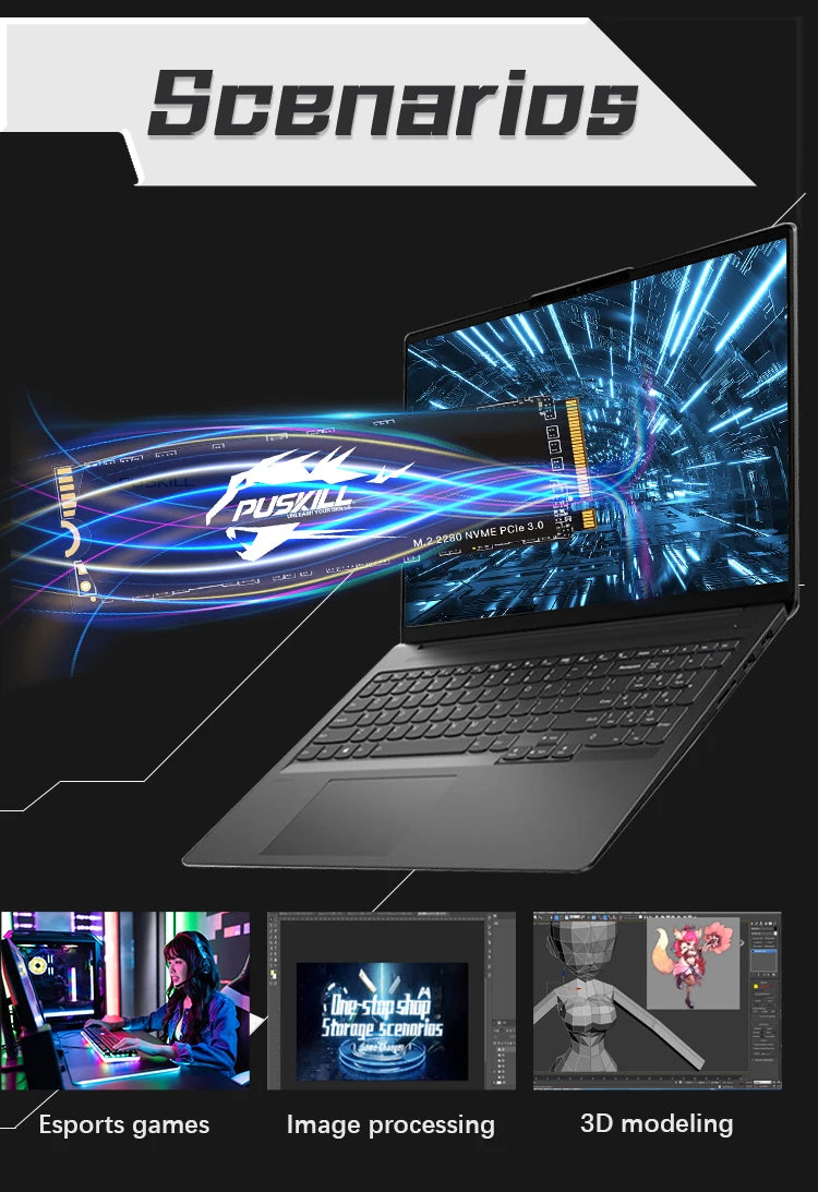 M.2 NVME SSD PCIe 2280 1TB 512GB 256GB 128GB M2 Internal Hard Drive for Laptop