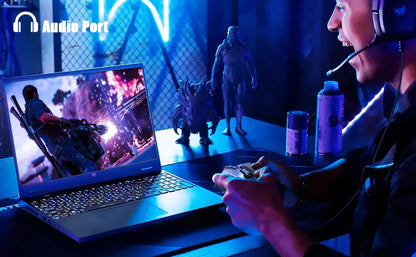 AceGamer Wireless Gamepad for PS4 Controller,with USB C Cable/Double Motors/6-Axis Gyro/3.5mm Audio Jack/Touch Pad Function