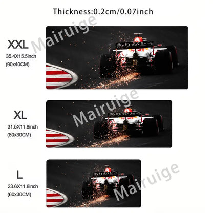 Pc Gaming Laptop F1 Racer 33 Number Mouse Pad Gamer Keyboard Non-slip Mat Computer Accessories Mausepad Deskmat Mousepad Cabinet