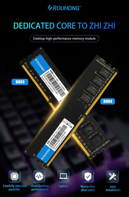 Memoria ram DDR4 RAM 8GB 16GB 32GB Stick  2400 2666 3200MHz 288 PIN PC4 Desktop Universal Memory 17000 19200 2666