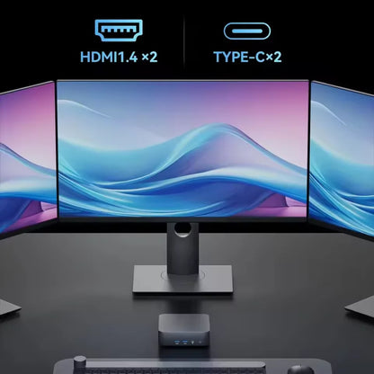 Portable MINI PC Core i9 8950HK Windows 11 Pro DDR4 16GB SSD 1TB 2TB Computer Gamer Wifi 6 BT5.2 Office UHD Desktop Desktop PC