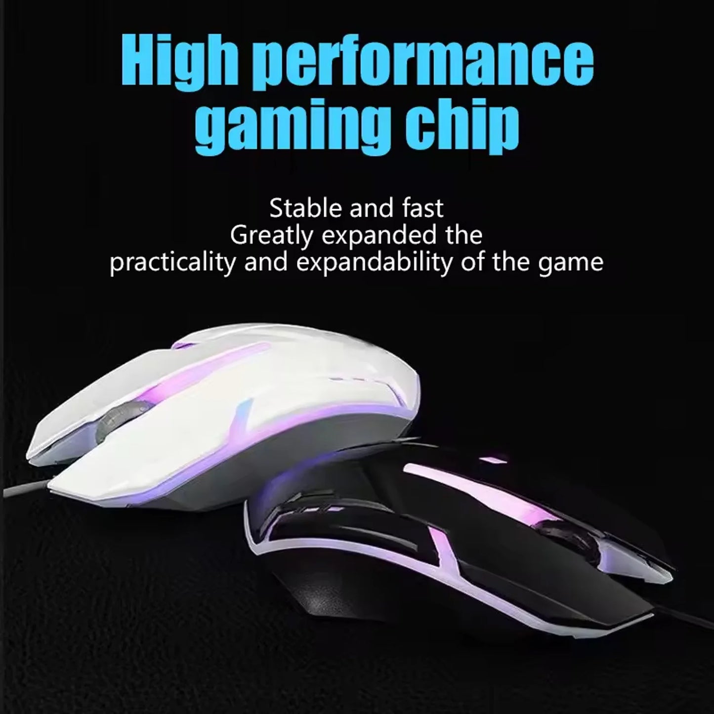 Gamer Keyboard And Mouse PC Gaming Keyboard RGB Backlit Keyboard Rubber Keycaps Wired English Keyboard Mouse Gamer Gaming Mouse