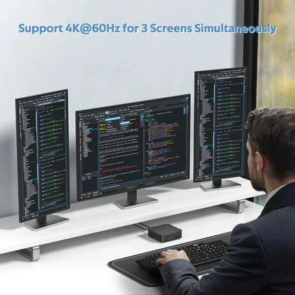 Portable MINI PC Core i9 8950HK Windows 11 Pro DDR4 16GB SSD 1TB 2TB Computer Gamer Wifi 6 BT5.2 Office UHD Desktop Desktop PC