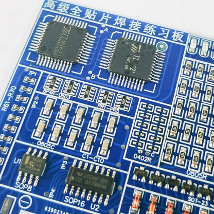 02 Patch Components Electronic Welding Practice Board Kit SMD/SMT DIY Soldering Skill Practice PCB Board Electronic Project Kits