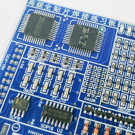 02 Patch Components Electronic Welding Practice Board Kit SMD/SMT DIY Soldering Skill Practice PCB Board Electronic Project Kits