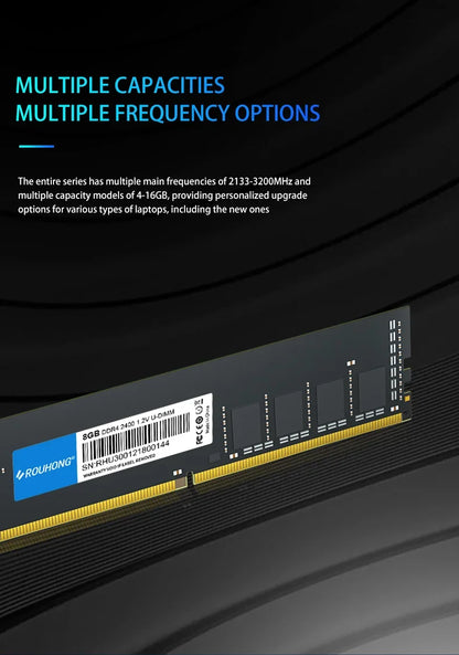 Memoria ram DDR4 RAM 8GB 16GB 32GB Stick  2400 2666 3200MHz 288 PIN PC4 Desktop Universal Memory 17000 19200 2666