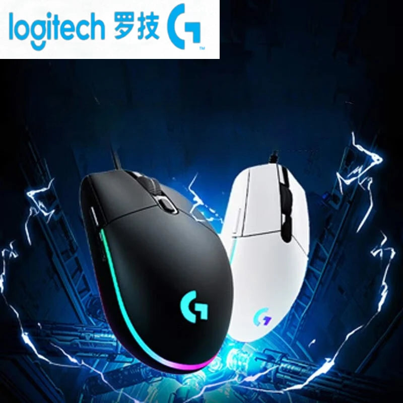 Logitech G304 G102 Wired Mouse Mechanical Button Gamer Mice Computer Mouse RGB Rechargeable Mouse for PUBG Laptop PC