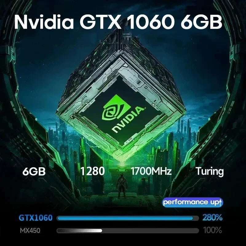 2025 16" Gaming Laptop intel Core i7-6700HQ GTX 1060 6GB Notebook PC IPS 1920*1200 16GB DDR4 1TB SSD Windows 11 Pro Laptop Gamer