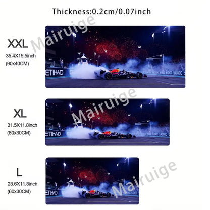 Pc Gaming Laptop F1 Racer 33 Number Mouse Pad Gamer Keyboard Non-slip Mat Computer Accessories Mausepad Deskmat Mousepad Cabinet