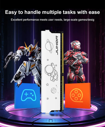 JUHOR DDR4 8GB 16GB 3200MHz 3600MHz Desktop Memory Ram