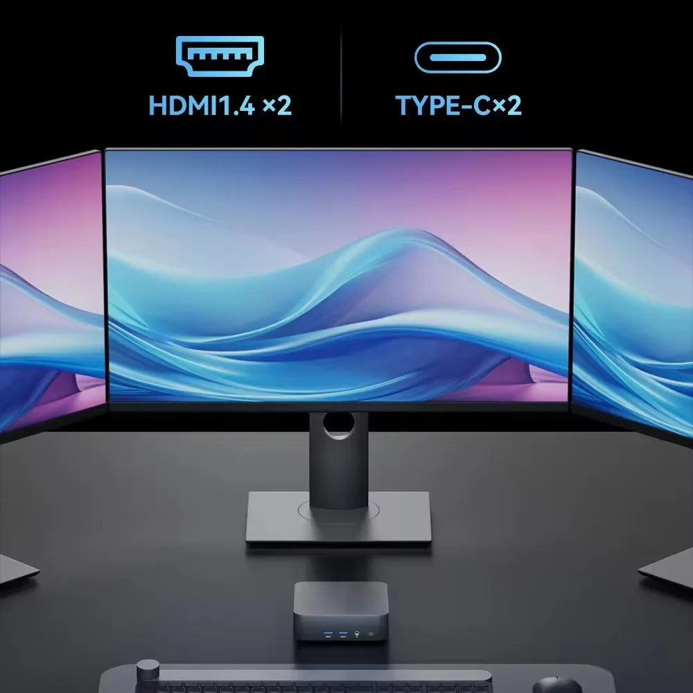 Mini PC Windows 11 pro  Core i9 8950HK 16GB DDR4 1TB SSD PC Gamer Computer Dual WIFI 6 BT5.2 4K HD Mini gaming Pc