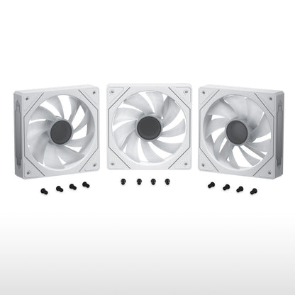 3 Pack120mm PC Case Fans ARGB CPU Fan 5V 3PIN Case Cooler Fan 800-1800RPM 4Pin PWM Quiet Case Fans