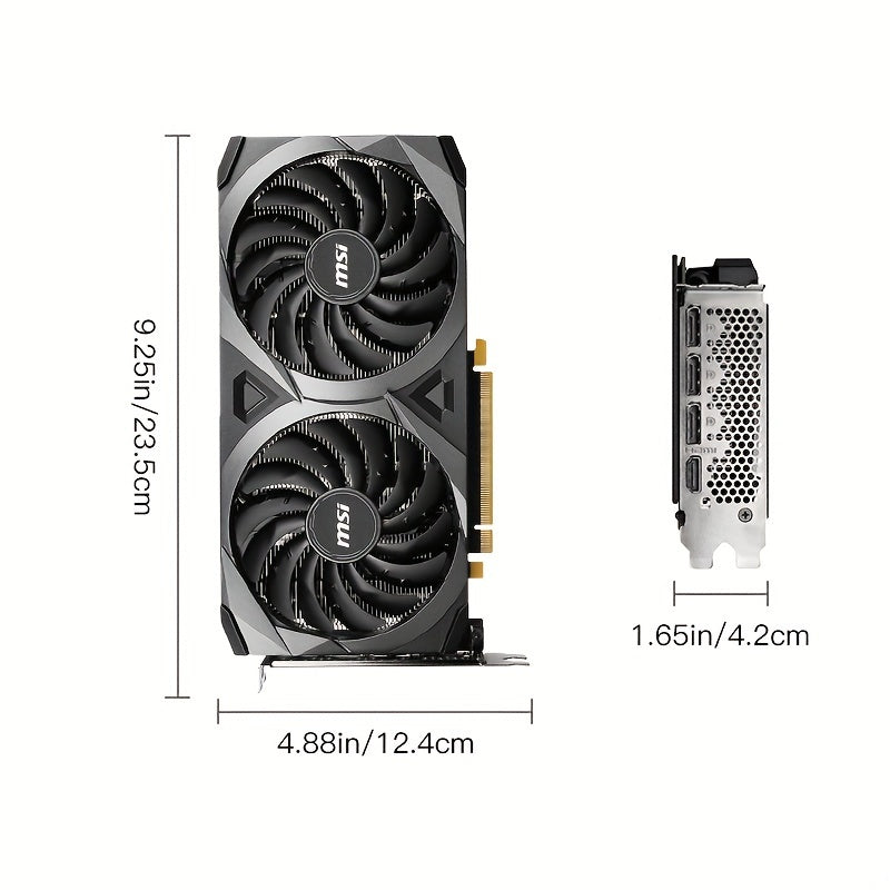 MSI GeForce RTX 3060 VENTUS 2X 12G OC GAMING Graphics Card 192bit 12GB GDDR6 Video Cards 1HD 3DP