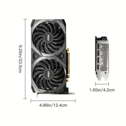 MSI GeForce RTX 3060 VENTUS 2X 12G OC GAMING Graphics Card 192bit 12GB GDDR6 Video Cards 1HD 3DP