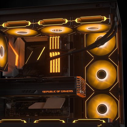 3 Pack120mm PC Case Fans ARGB CPU Fan 5V 3PIN Case Cooler Fan 800-1800RPM 4Pin PWM Quiet Case Fans